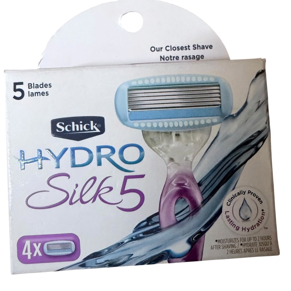 Schick Hydro Silk Shower RAZOR REFILLS 4 PER BOX* New